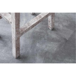 Кварц винил Vinilam Ceramo Glue Серый Бетон 61602