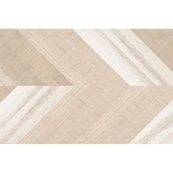 Пробковый пол замковый Corkstyle Chevron Creme